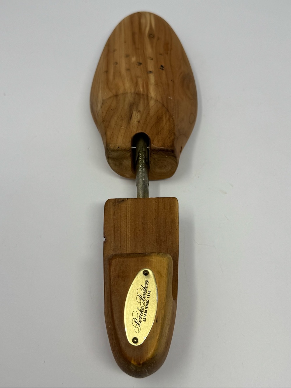 Brooks Brothers Size M Wooden Cedar Shoe Tree Toe Shaper (Right Foot Only!)